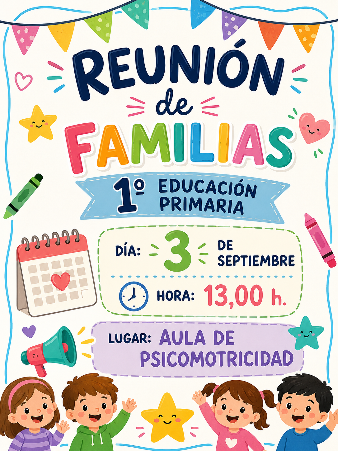 Reunión familias 1º EPO
